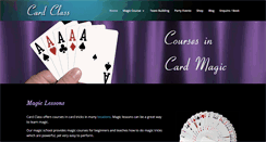 Desktop Screenshot of cardclass.com